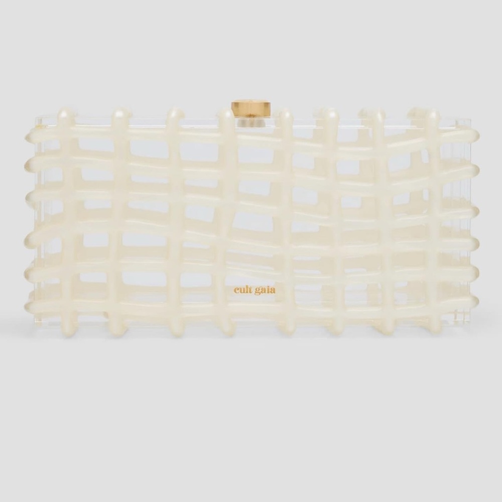 Cult Gaia Regina Caged Clutch